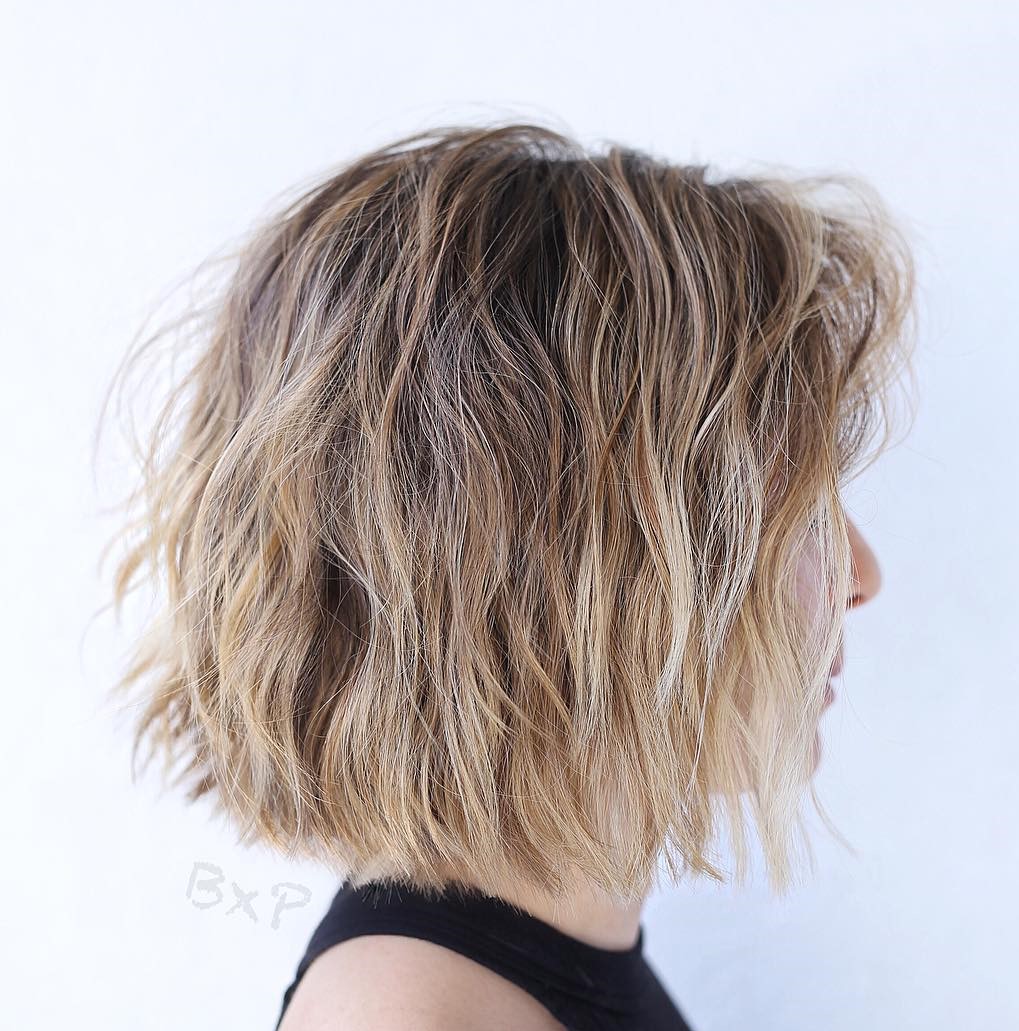 short scruffy bob hairstyles