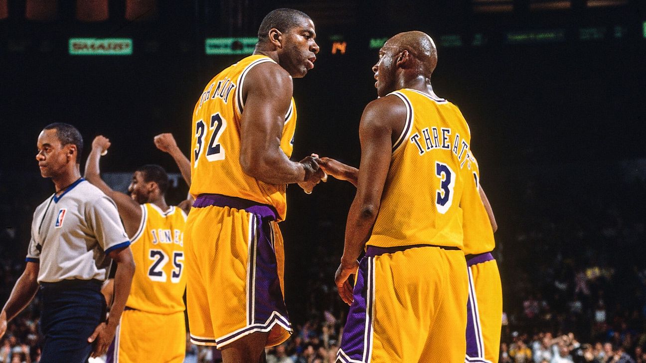 magic johnson teammates