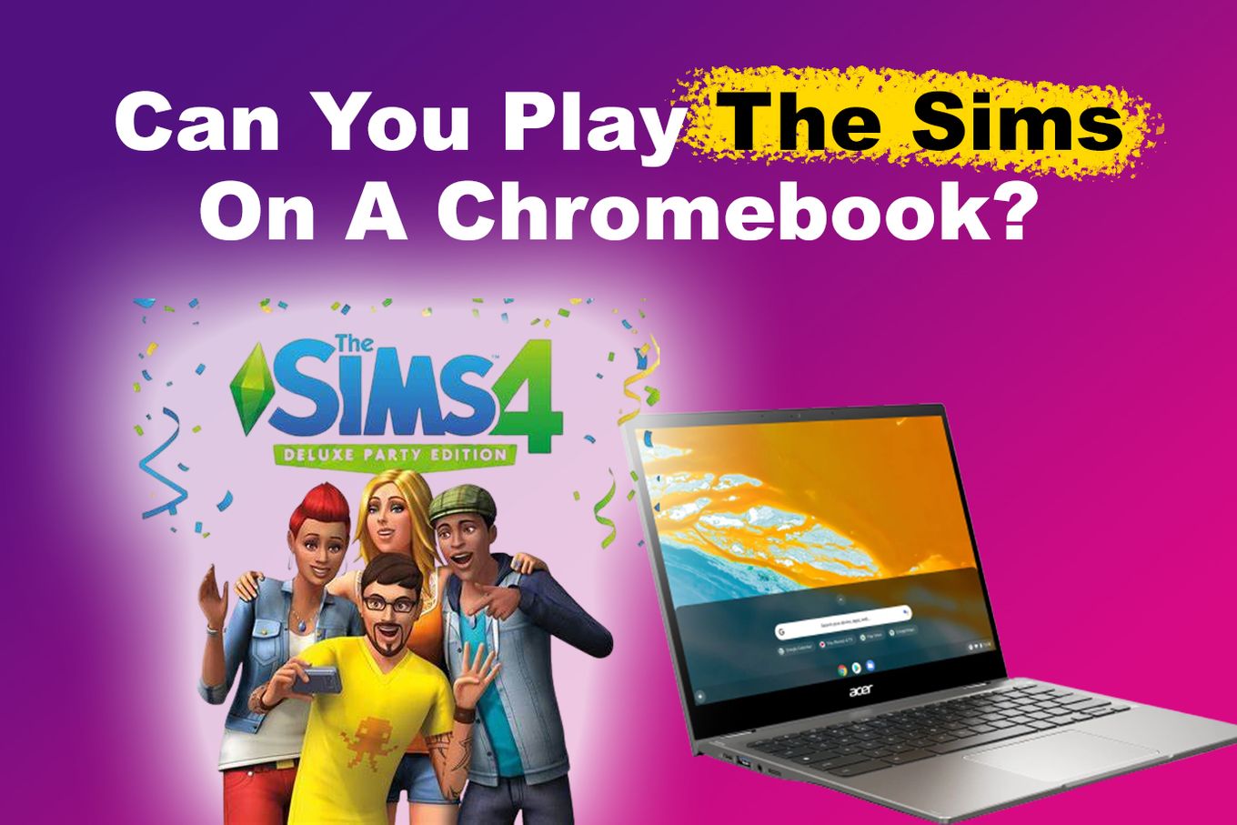 can you play sims on a chromebook