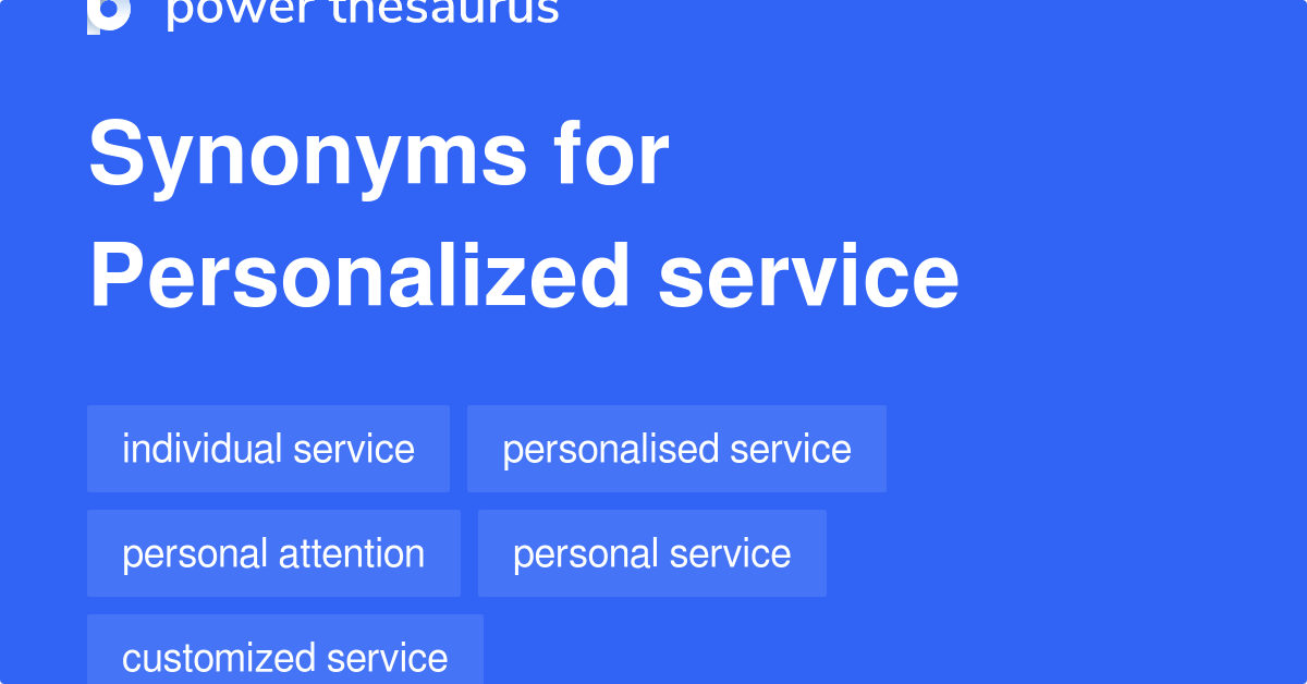 personalized synonym