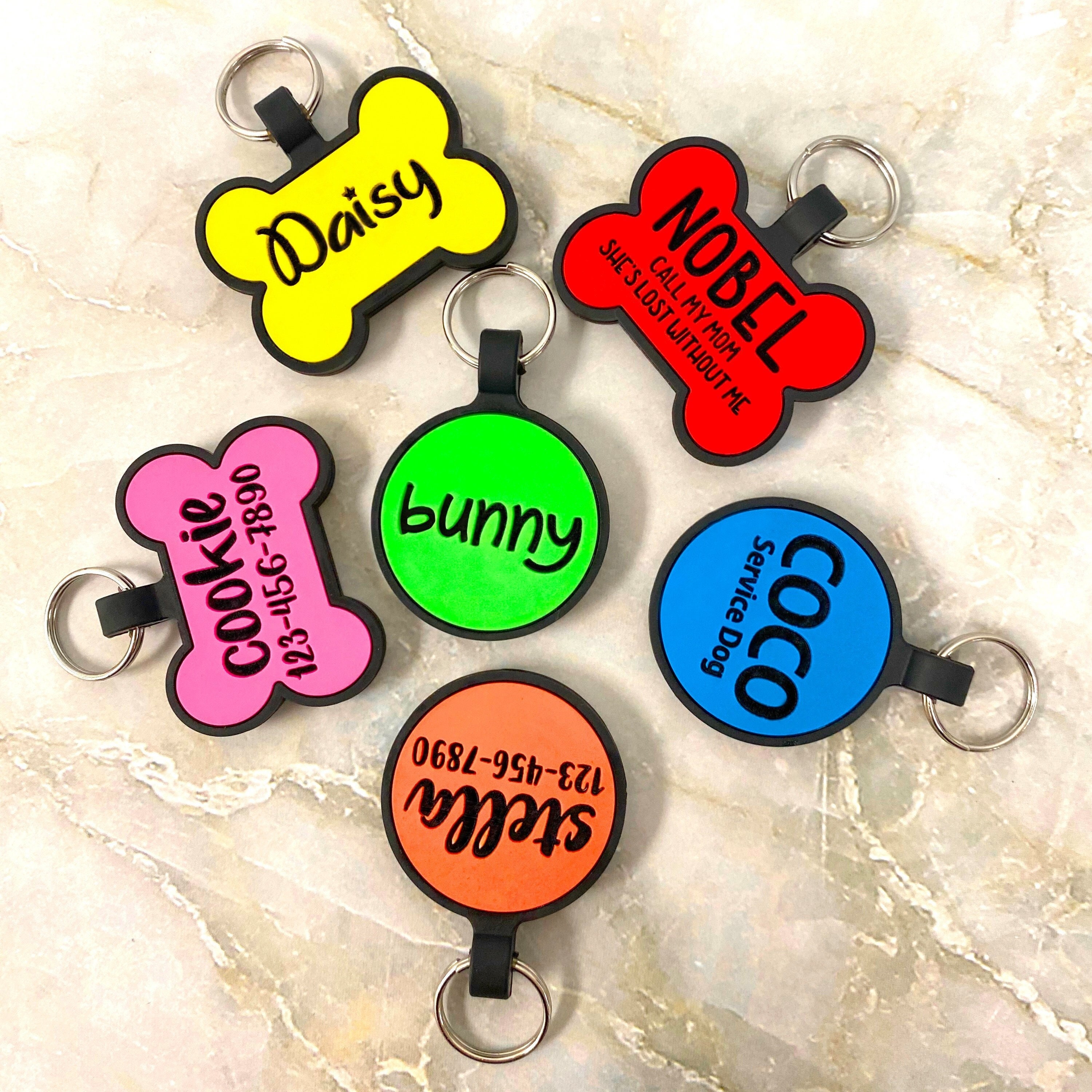 silicone dog tags