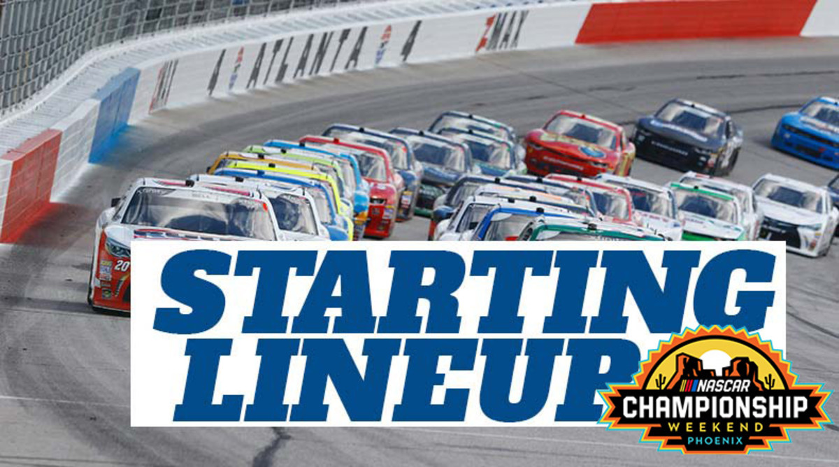 nascar cup series starting lineup