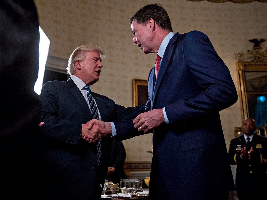 james comey height feet