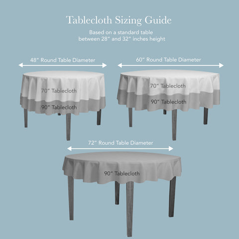 tablecloth for 60 inch round table