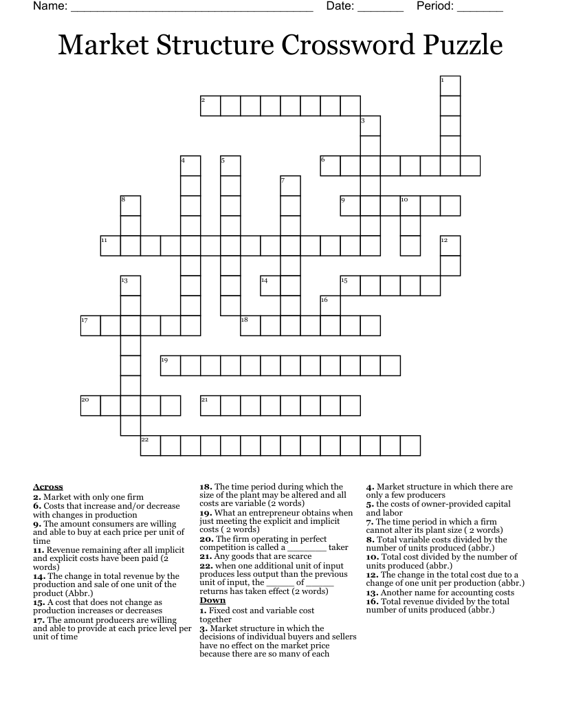 alter the structure of crossword