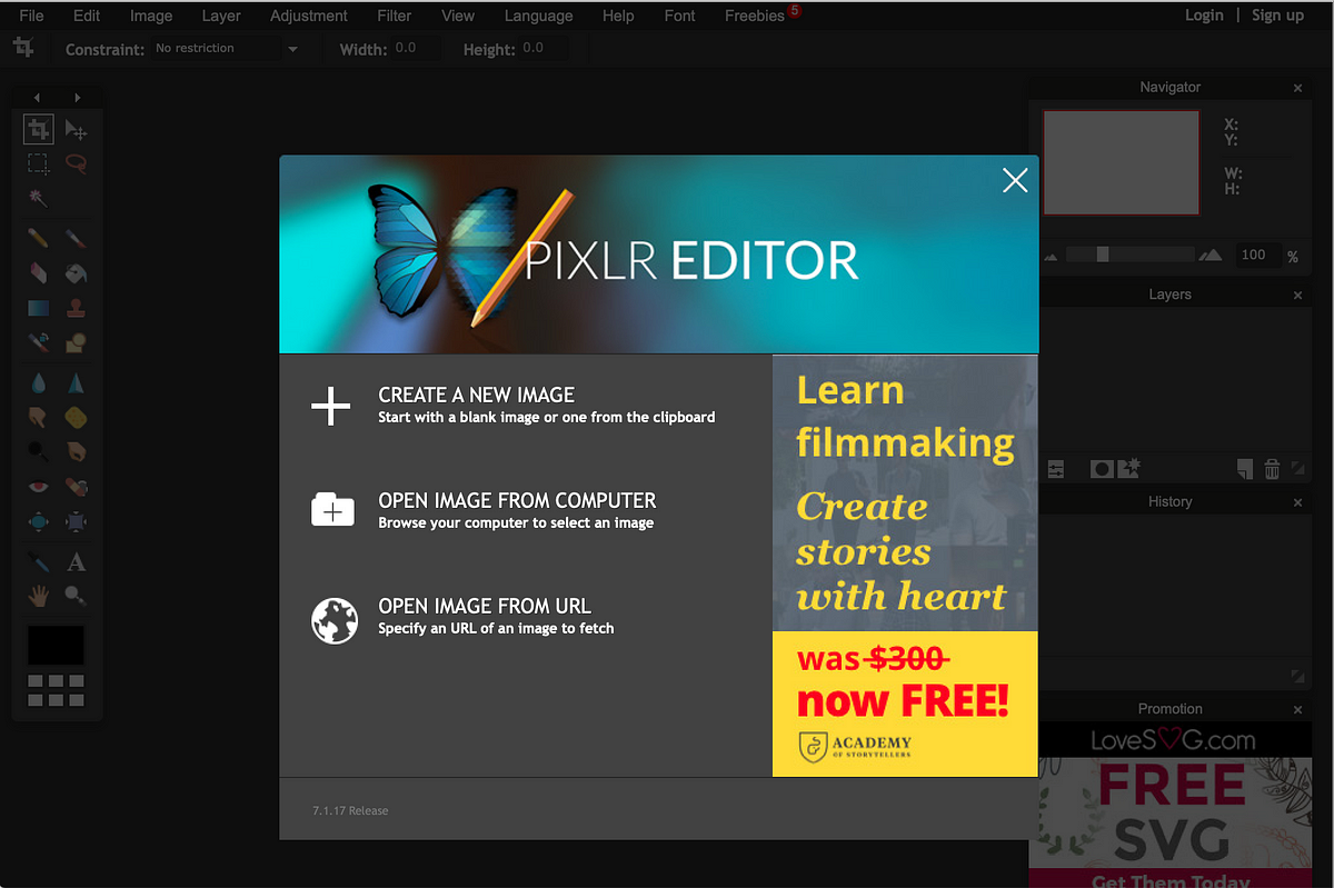 editor pixlr online