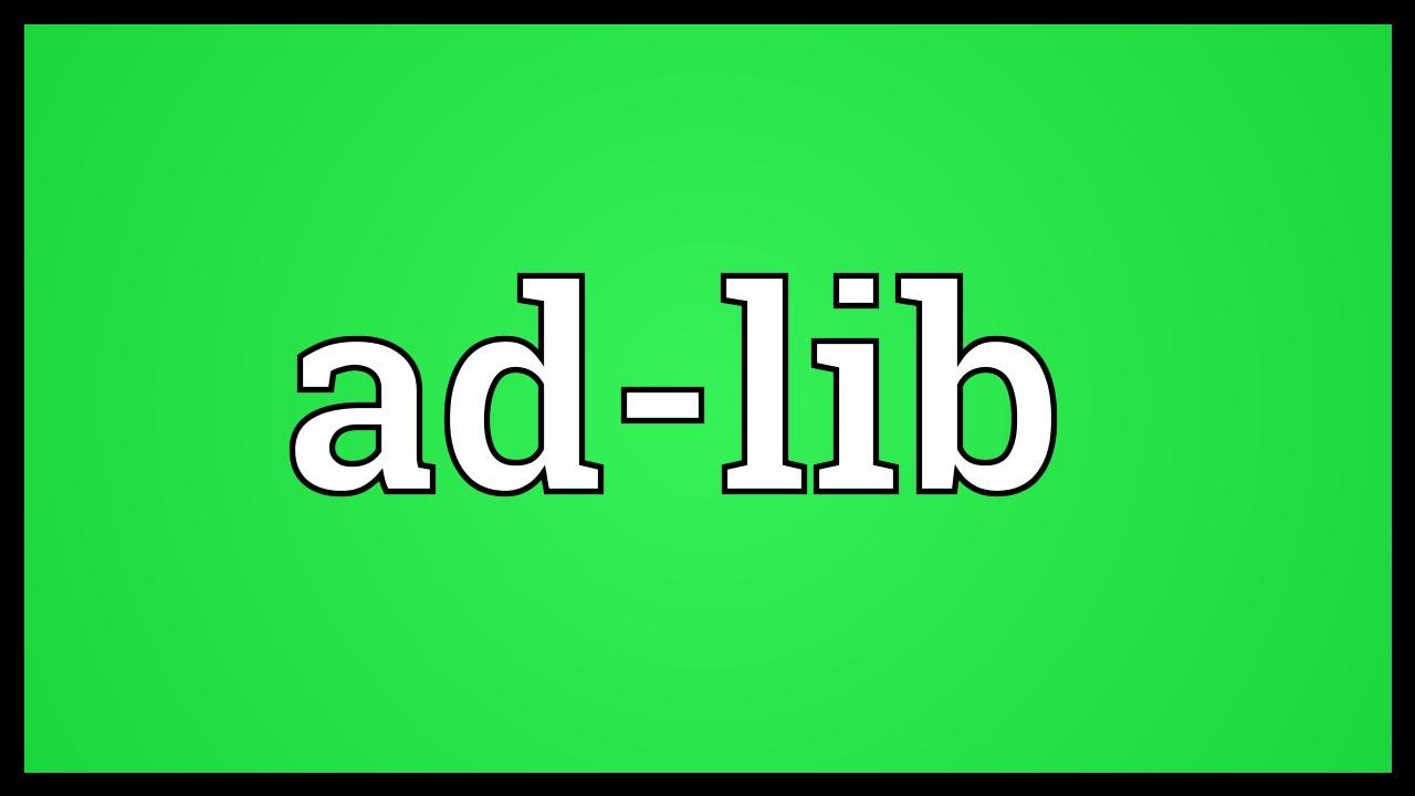 ad lib meaning music