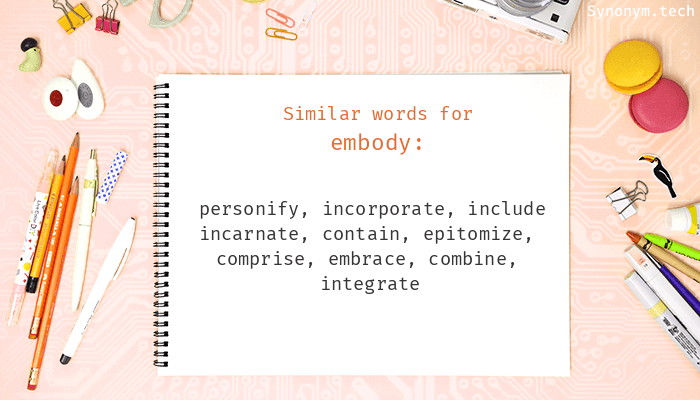 synonym of embody