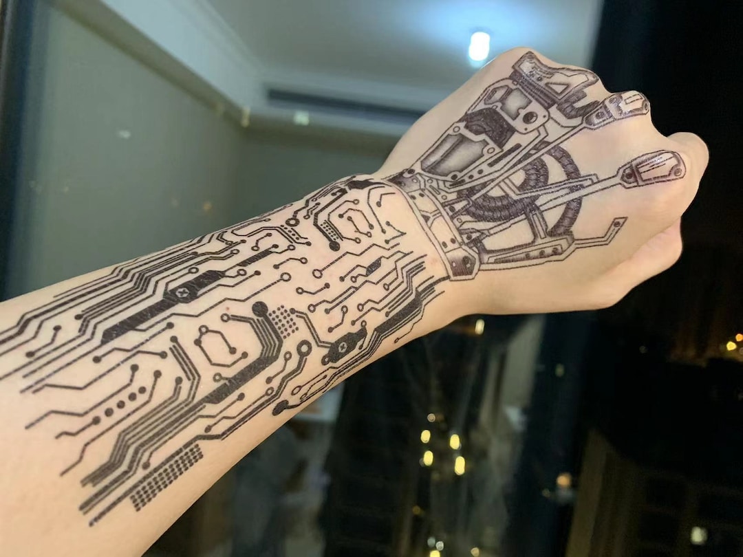 cyberpunk tattoo