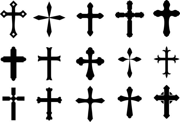 cross tattoo stencil