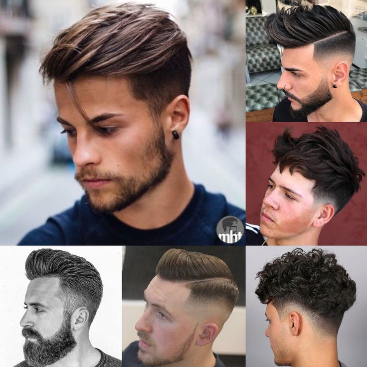 mens hairstyles short sides long top