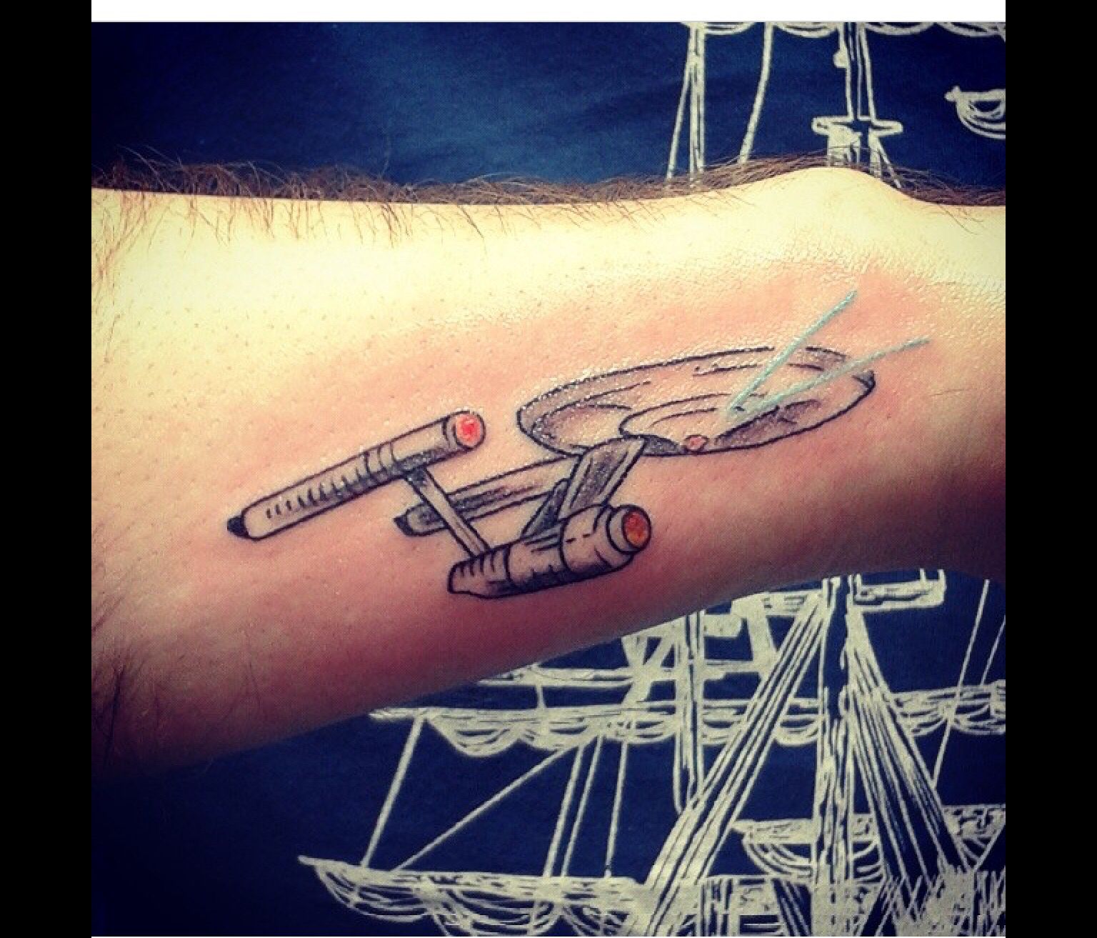 star trek enterprise tattoo