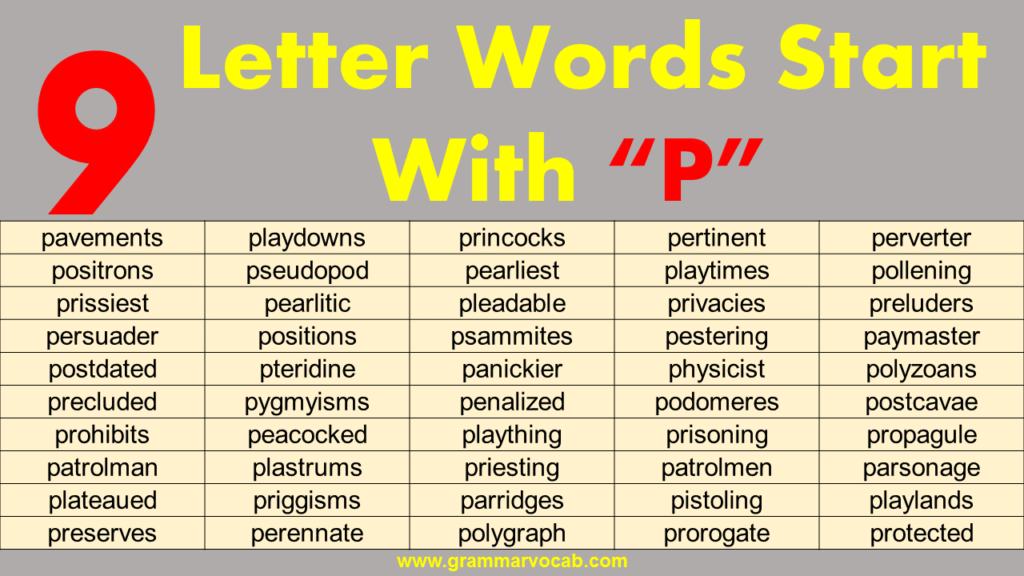 words beginning with po