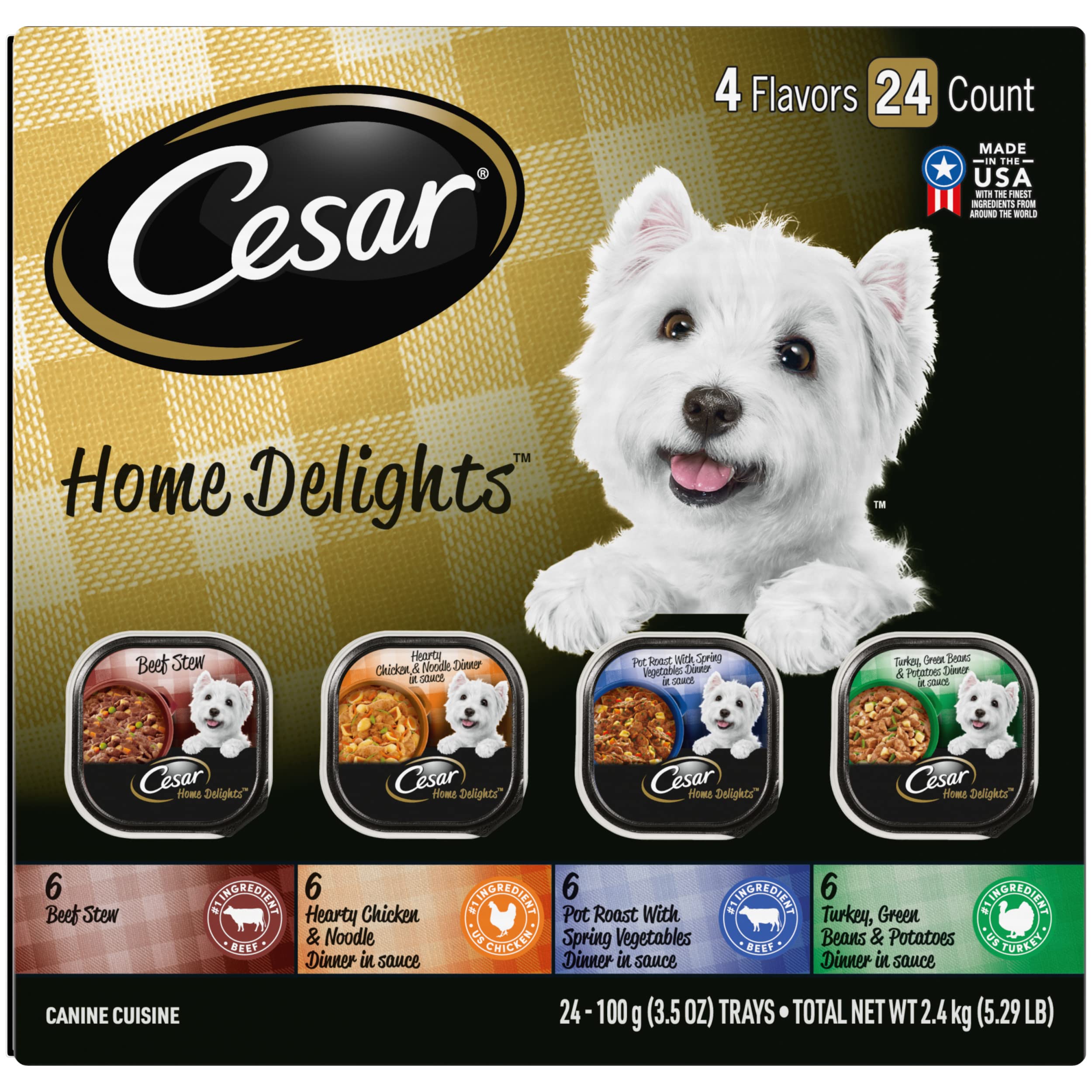 cesar home delights wet dog food