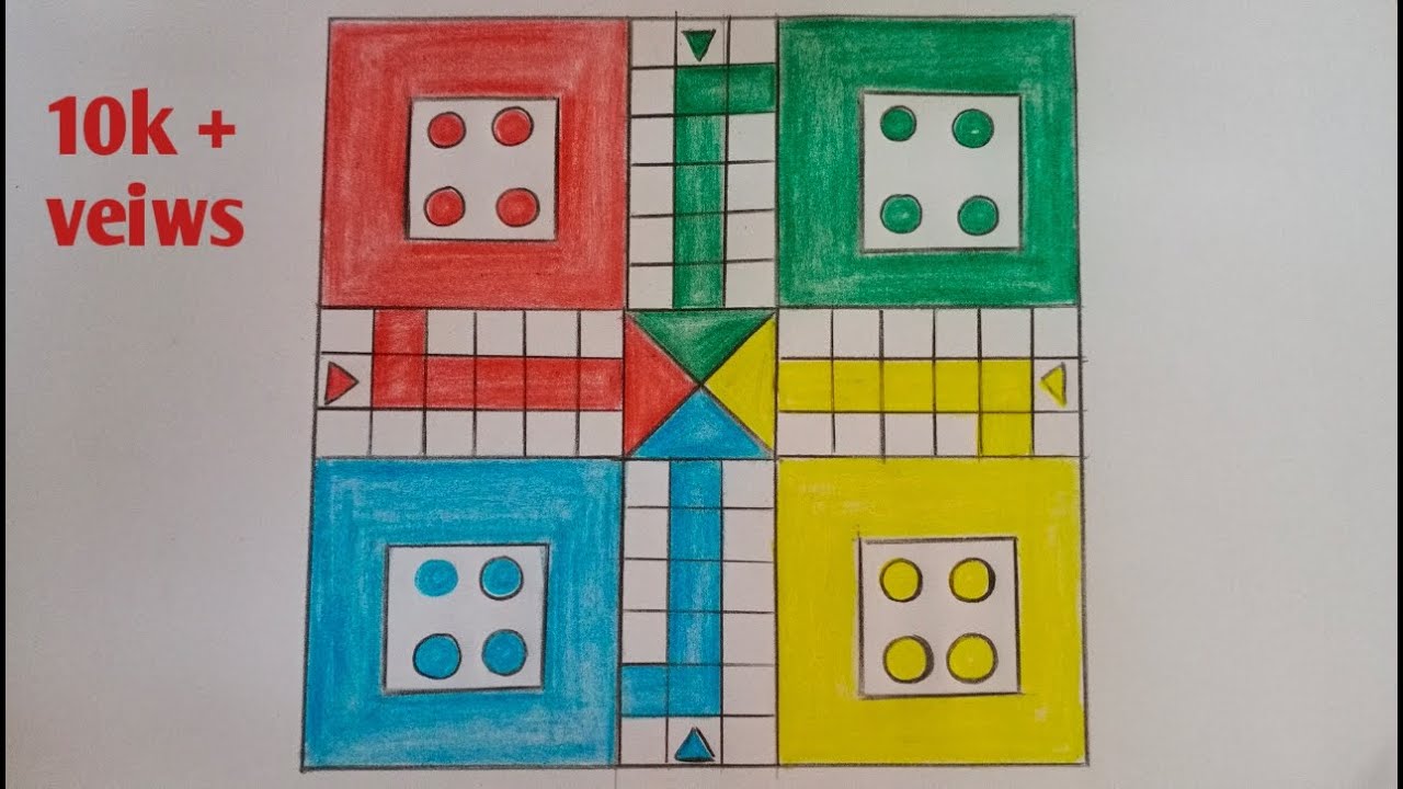 ludo king drawing