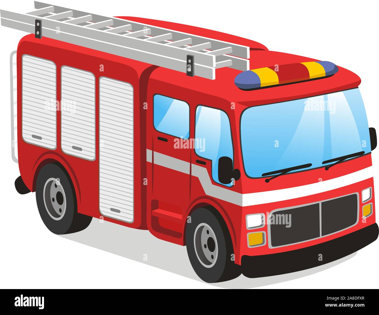 fire truck cartoon images