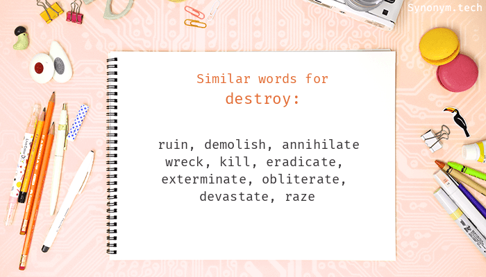 destruction thesaurus