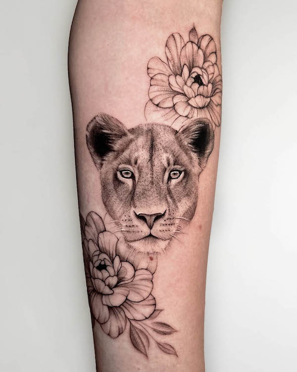 lioness tattoo meaning