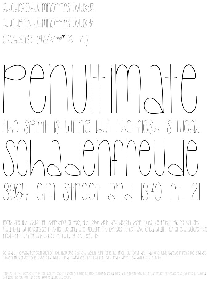 baby lexi font