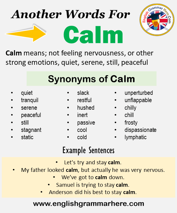 thesaurus calm