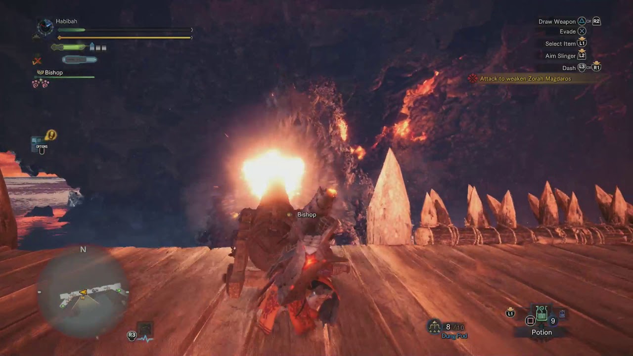 monster hunter world aim cannon