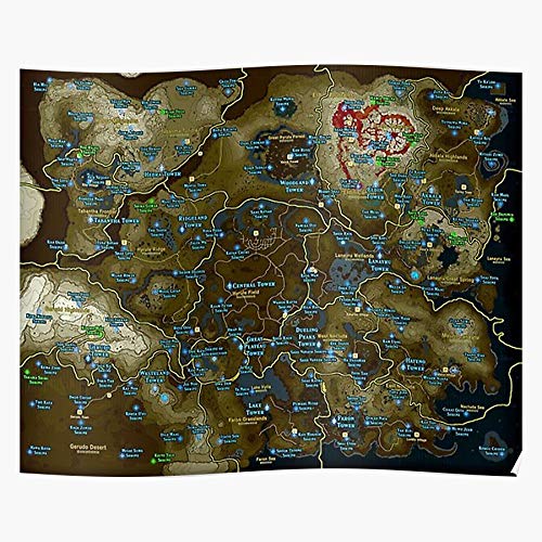 all shrine locations botw map