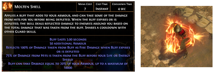 poe molten shell