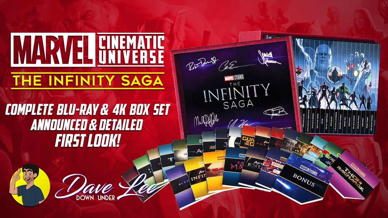 avengers infinity saga blu ray