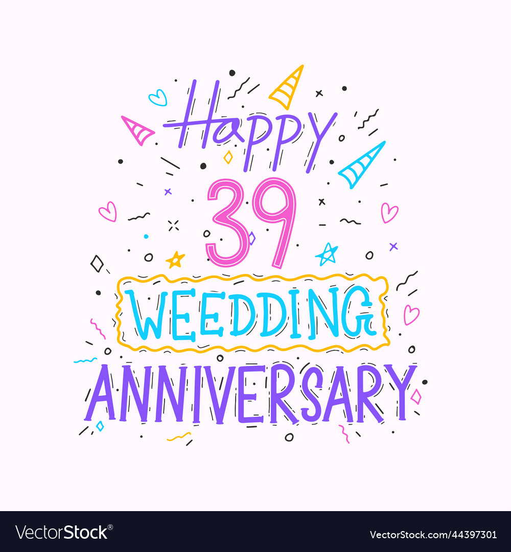 39th wedding anniversary