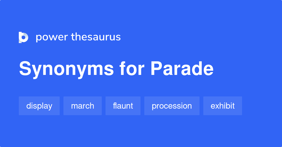 parade thesaurus