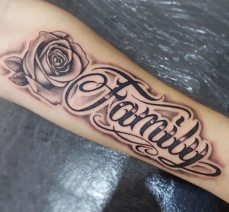 family forearm tattoos