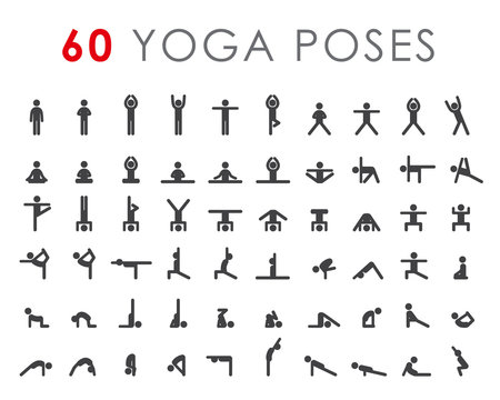 vajrasana stick figure