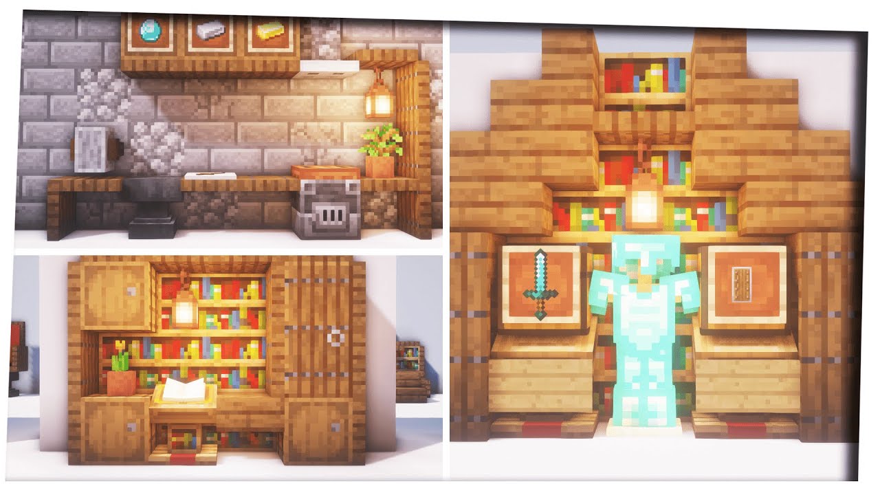 minecraft house interior design