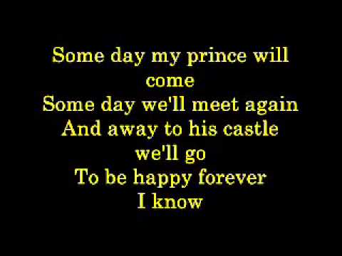 my prince will come lyrics