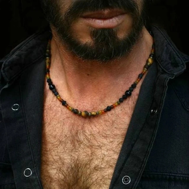 mens rock necklace