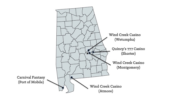 alabama casinos locations