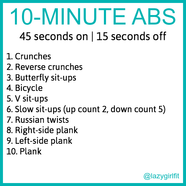 10 min abs workout