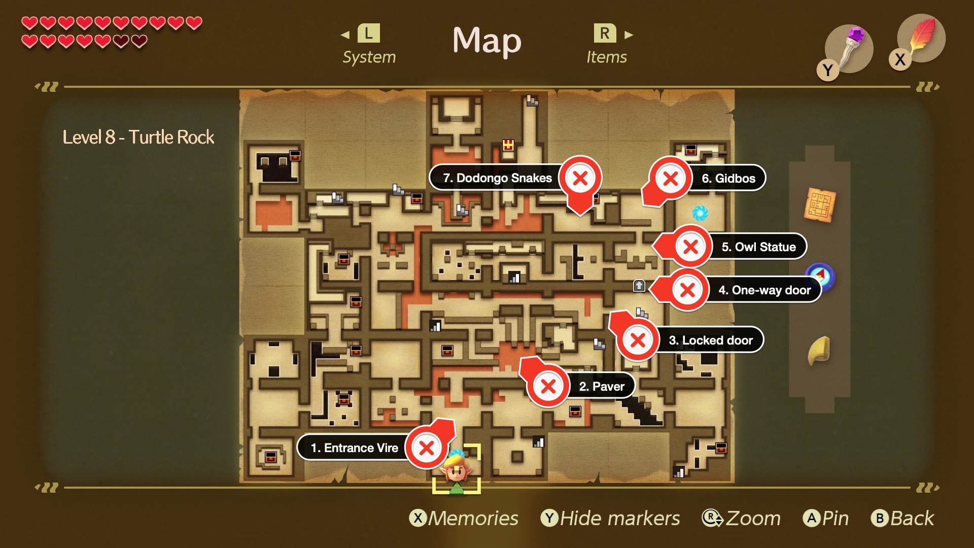 how to get to turtle rock links awakening