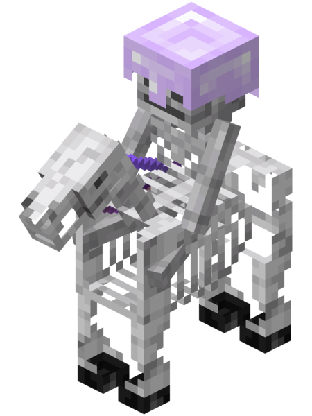 minecraft skeleton horseman