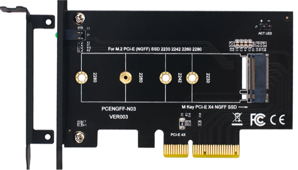 can you put pcie 4x in 16x slot