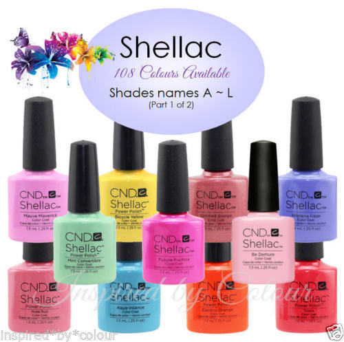 cnd shellac shades