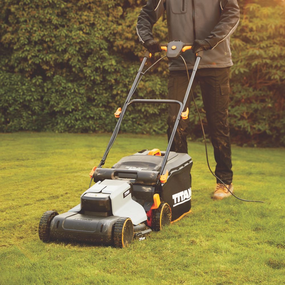 titan cordless lawn mower