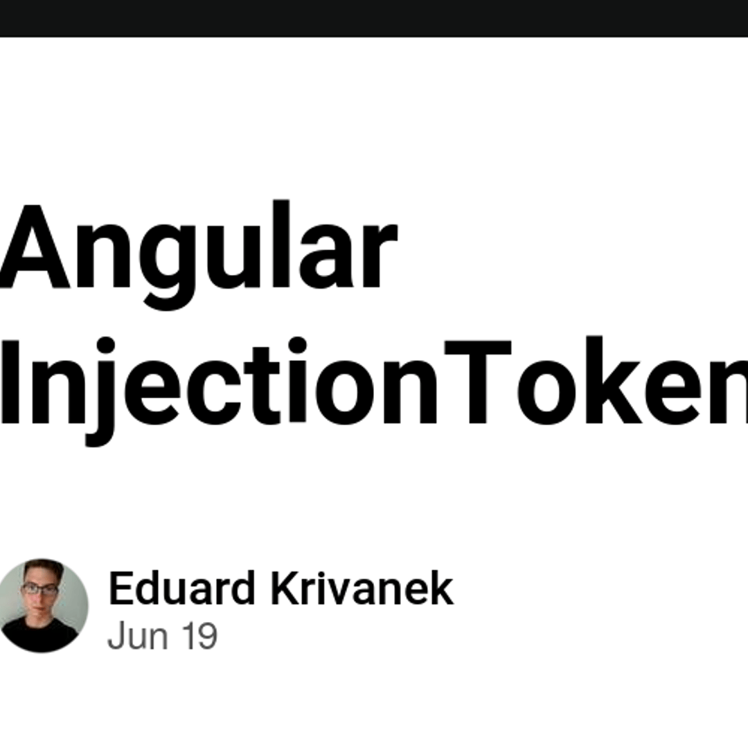 injectiontoken