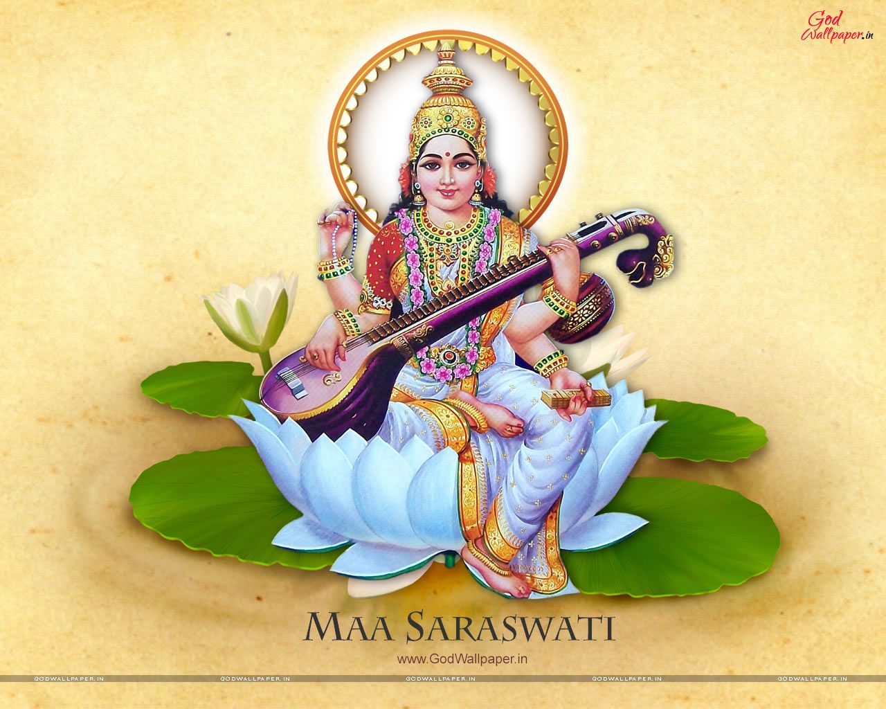 maa saraswati photo hd wallpaper download