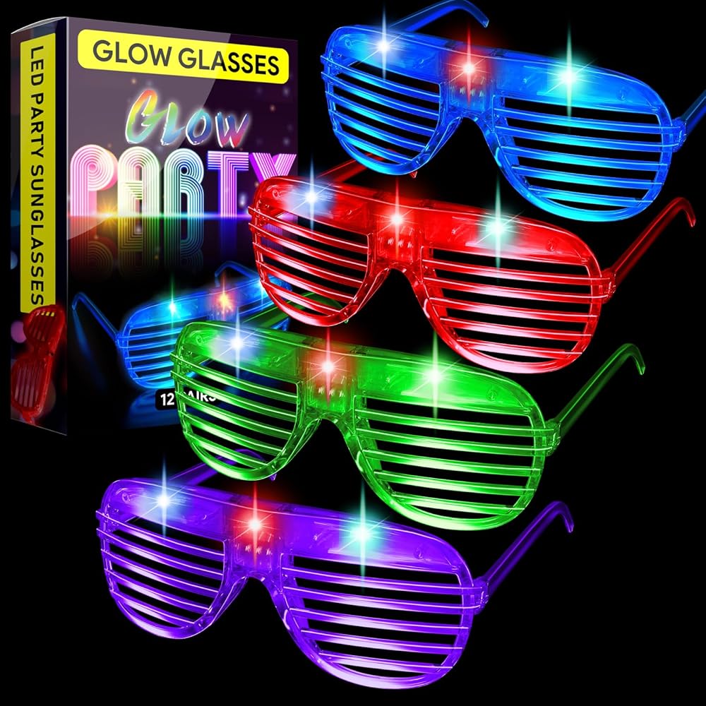light up glasses for party