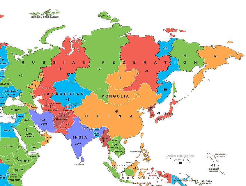 mongolia time difference