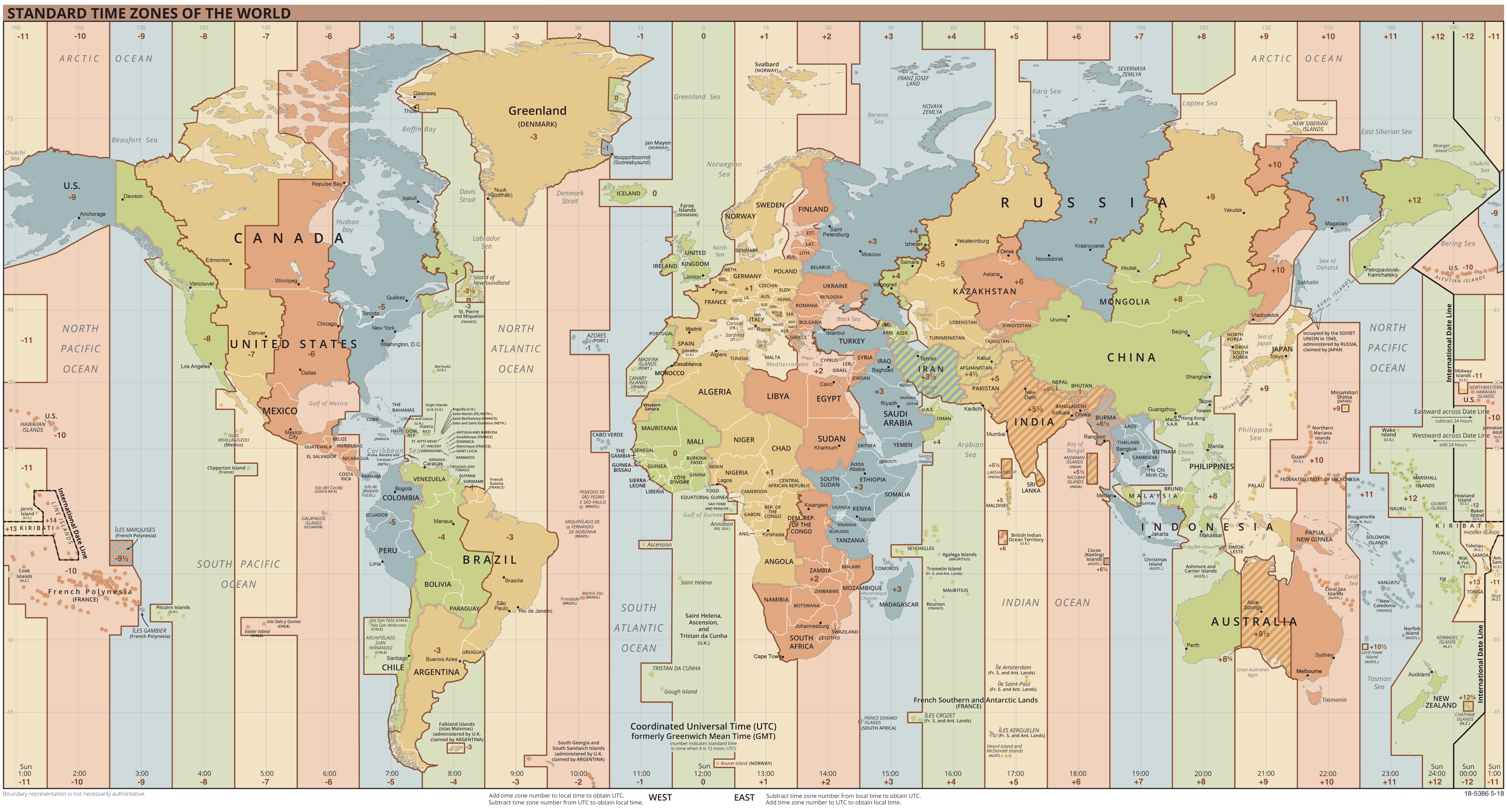 gmt est time difference