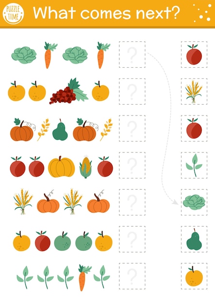 matching fruits and vegetables worksheets for kindergarten