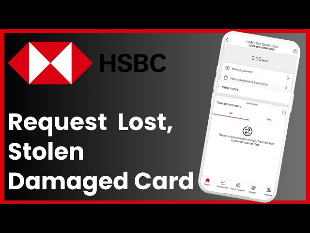 hsbc card stolen