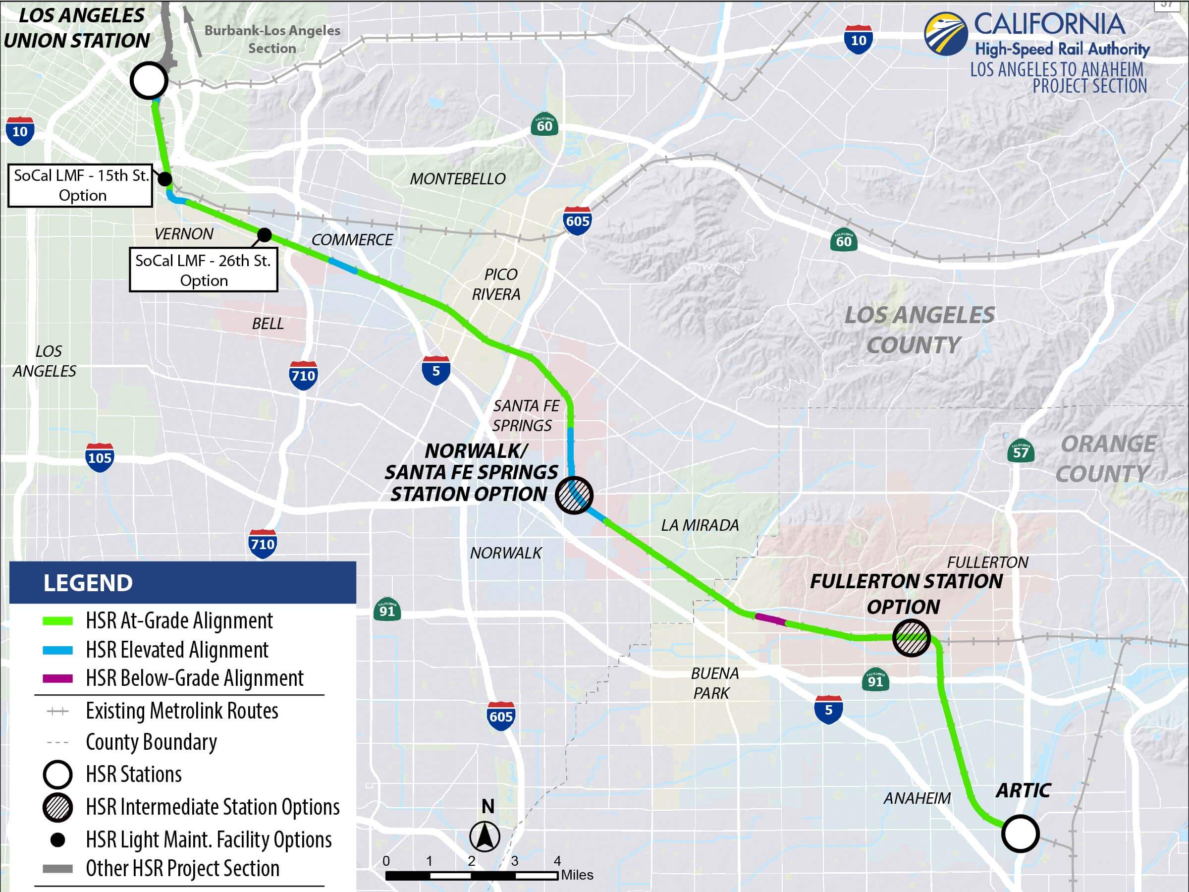 train from anaheim to los angeles